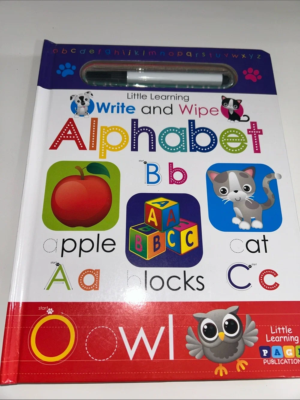 Preschool Chuldren’s Educational Bundle ABC Dry Erase Book + Melissa & Doug Art